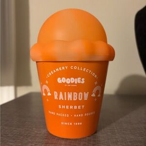 Goodies Rainbow Sherbet Candle - Orange